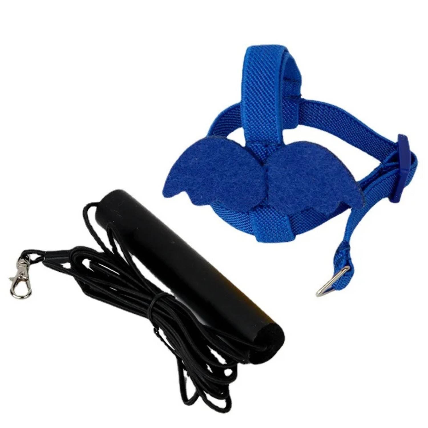 papegaai vliegharnas and trektouw blauw